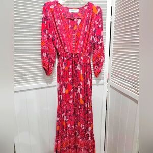 WALKER & WADE RED CARRIE DRESS SZS